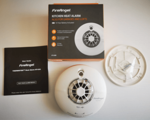 Unboxing Fire Angel Kitchen Heat Alarm Review