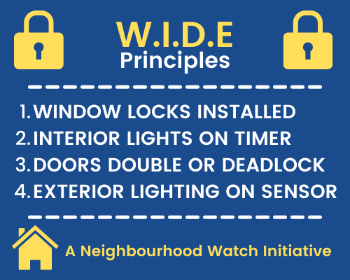 burglar proof your home neighbourhood watch