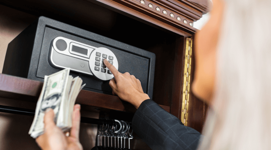 install a home security safe best places uk
